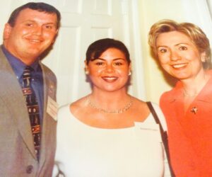 With HRC at a DSCC event  many years ago